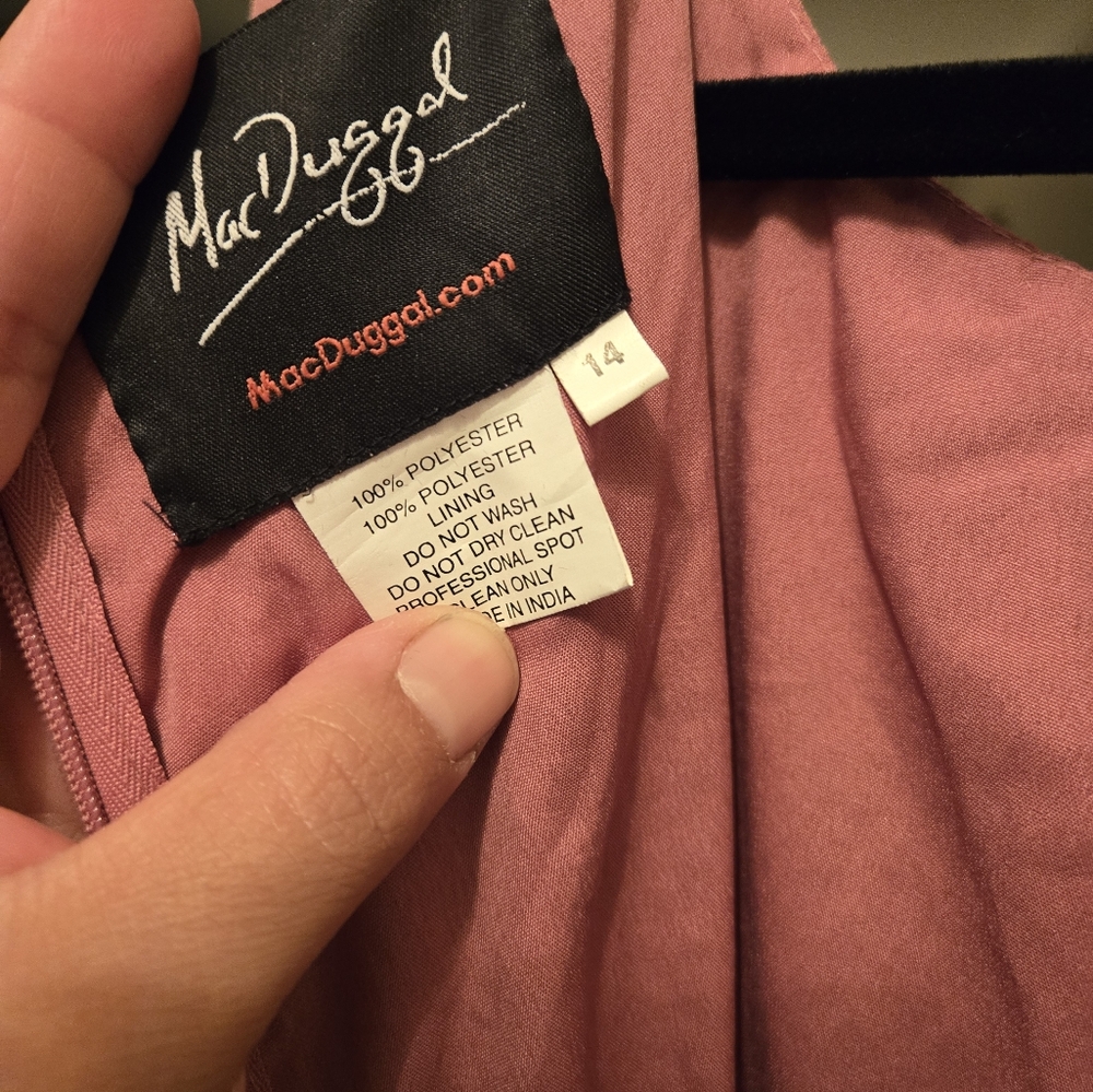 Mac Duggal Geometric Patterned Sequin Midi Dress … - image 6